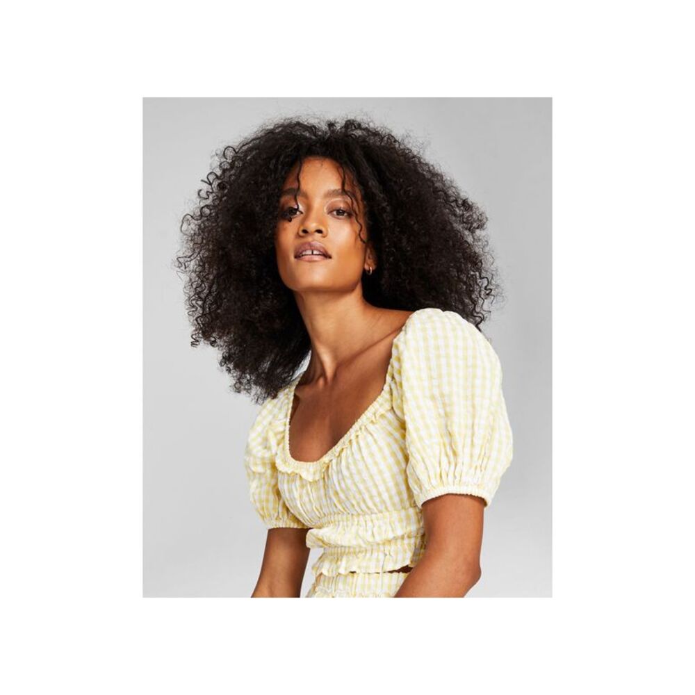 And Now This Now This Womens Cotton Crop Top